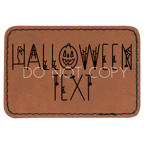 Halloween Font Custom Text Patch