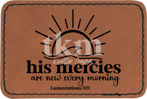 His Mercies Are New Every Morning Patch