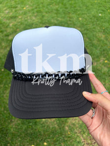 Black Chunky Hat Chain