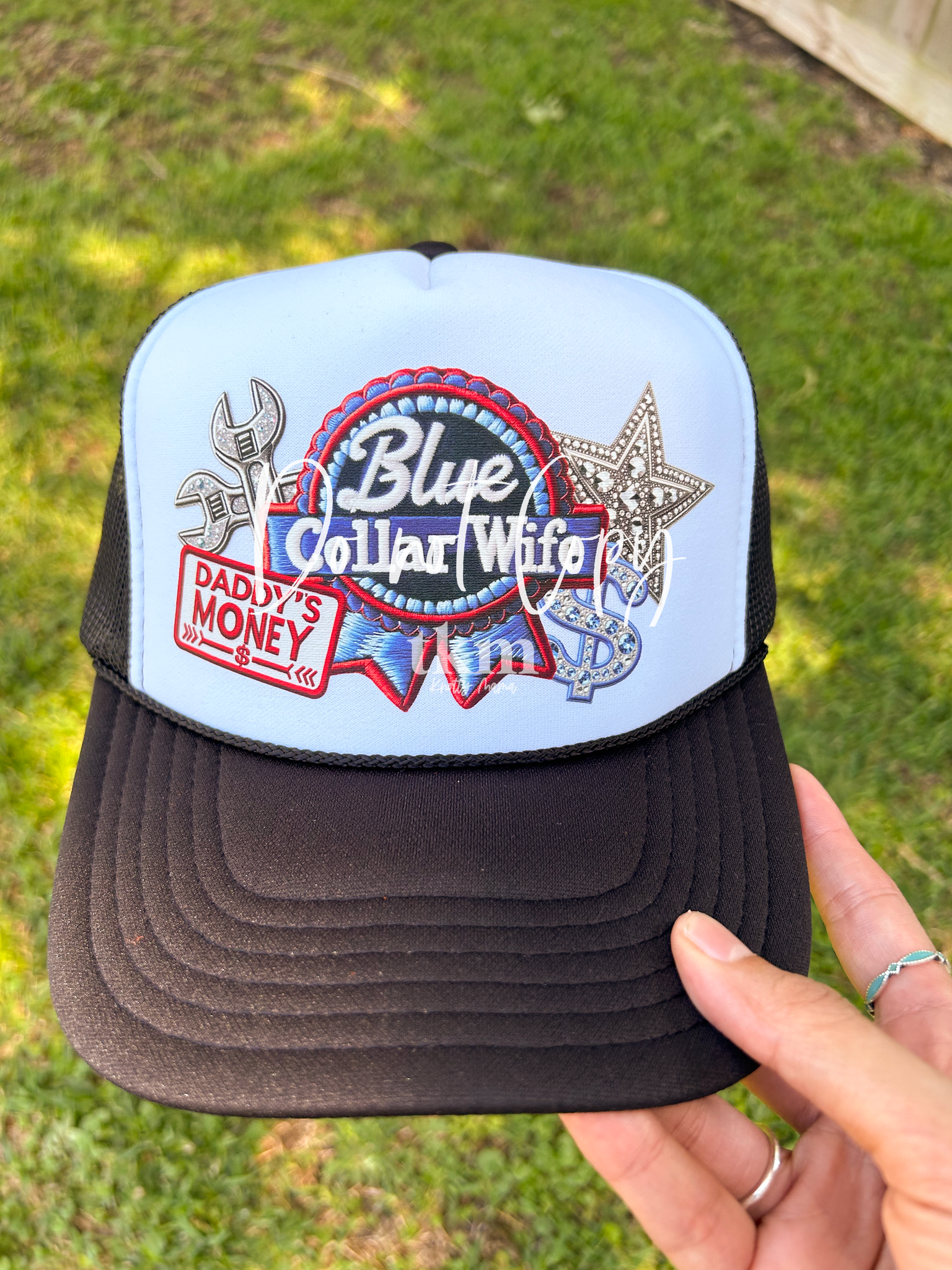 Blue Collar Wife Trucker Hat