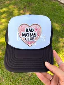 Bad Moms Club Heart Trucker Hat