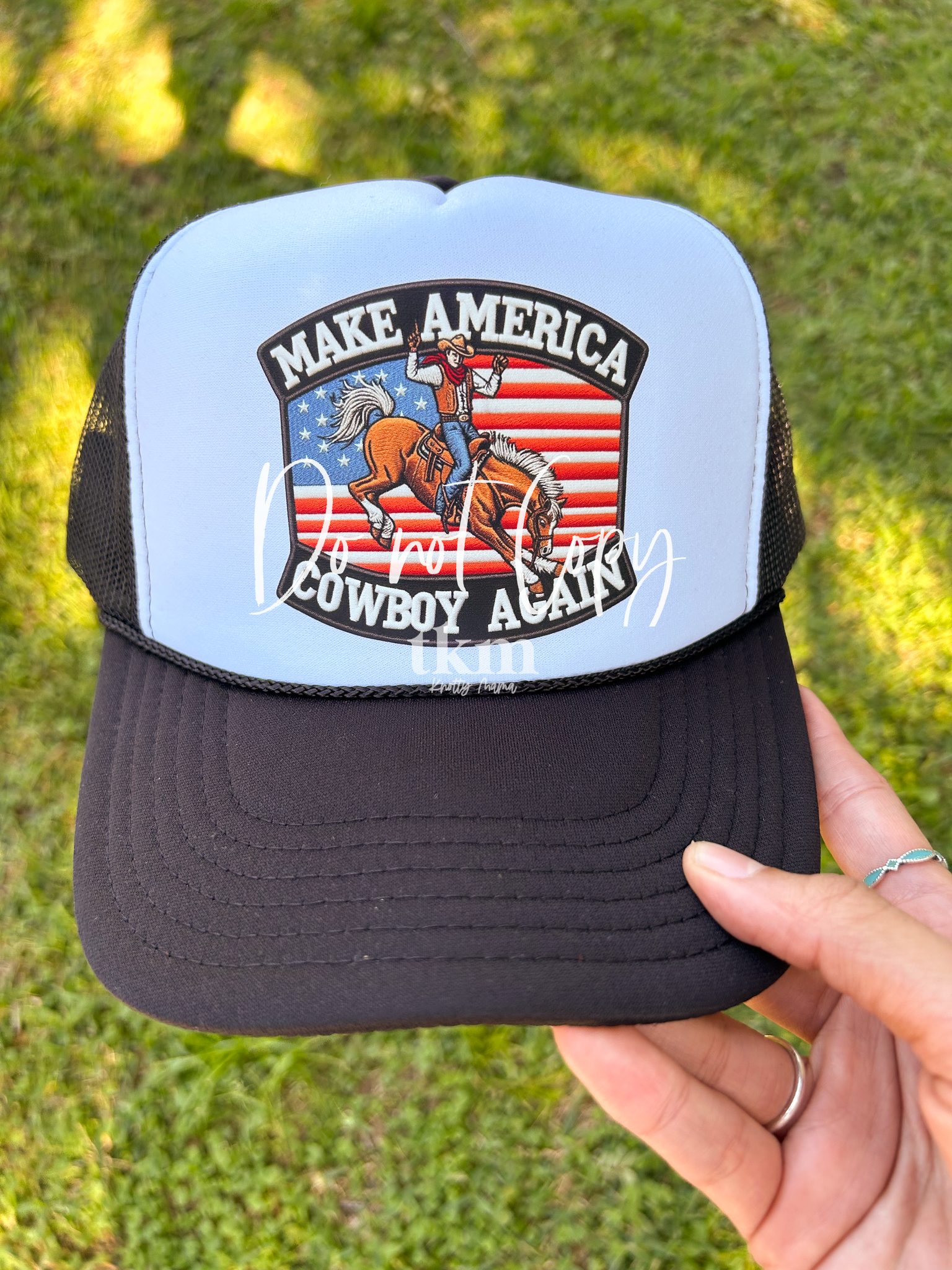 Make America Cowboy Again Trucker Hat