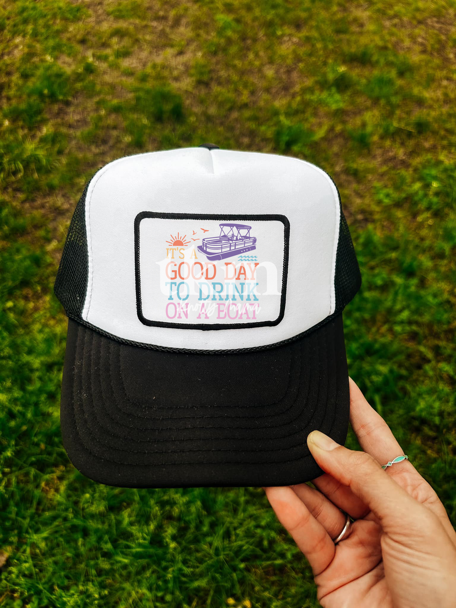 It's A Good Day To Drink On The Boat Trucker Hat