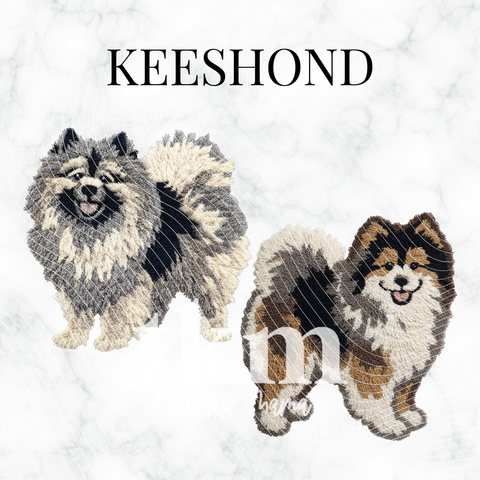 Keeshond PNG Bundle