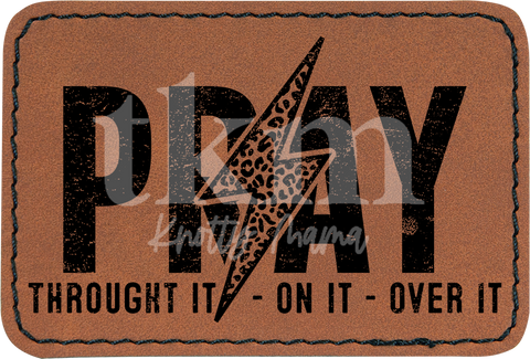 Leopard Lightning Pray Patch