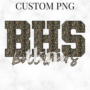 Custom Text Mossy PNG