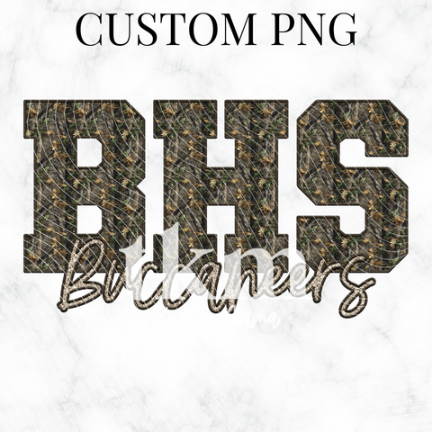 Custom Text Mossy PNG