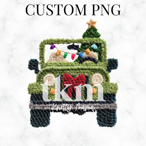 SUV Christmas Tree PNG
