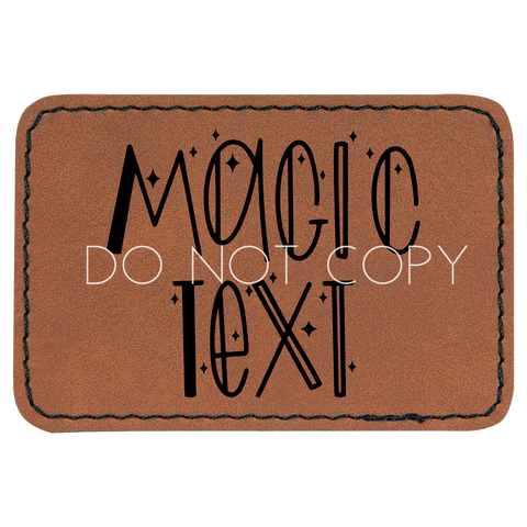 Magic Font Custom Text Patch