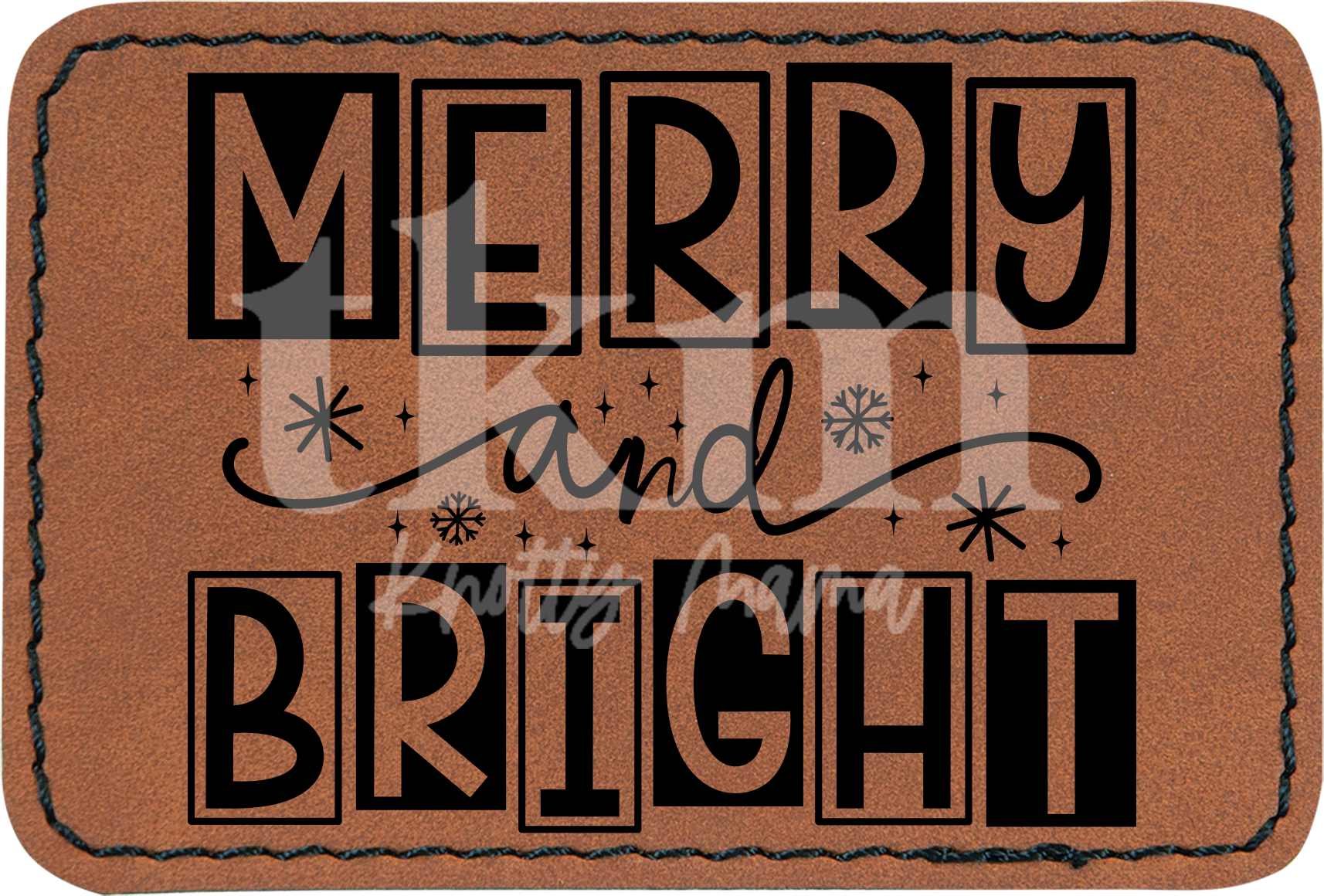 Merry and Bright Blocks Patch