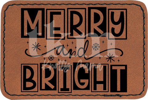 Merry and Bright Blocks Patch