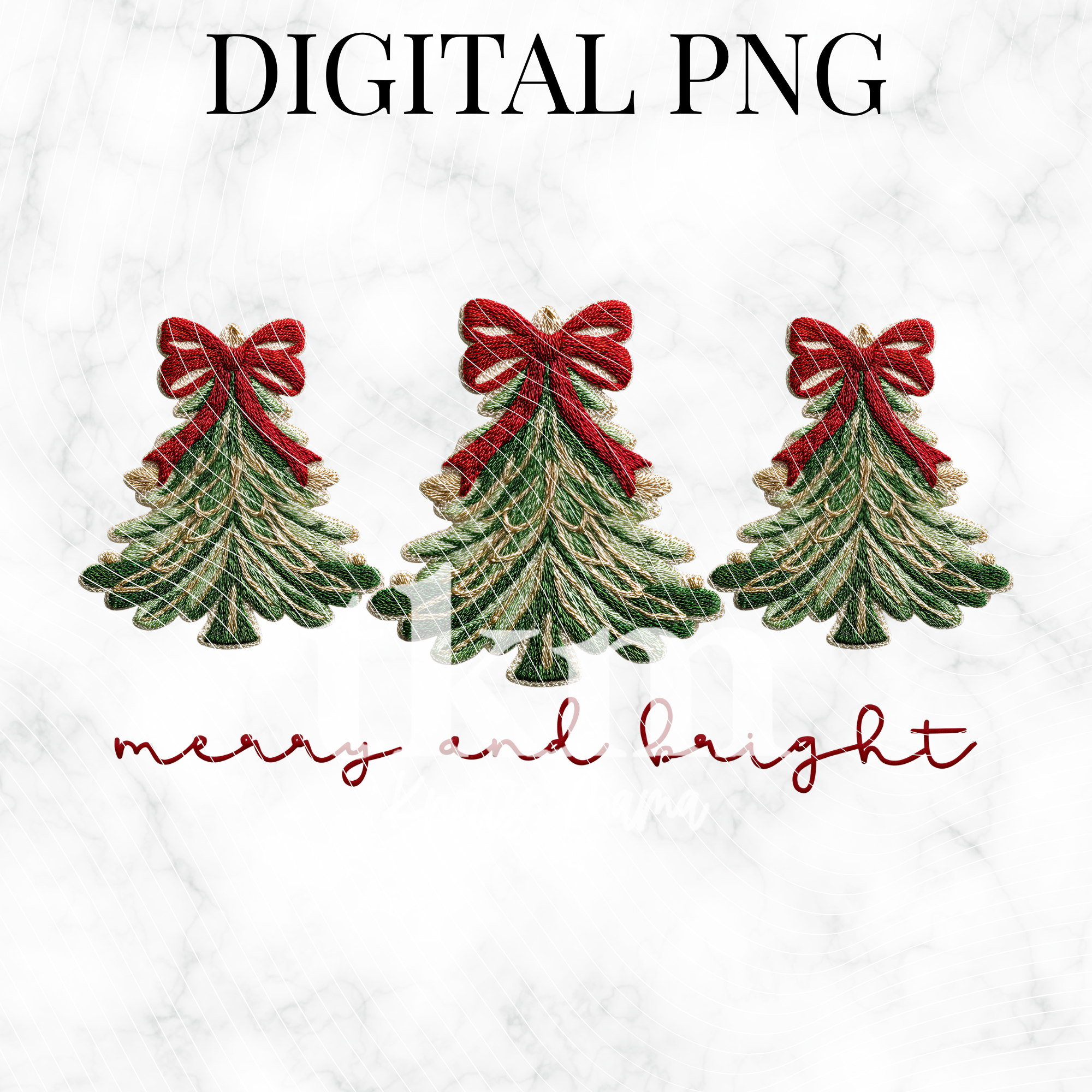 Merry and Bright PNG