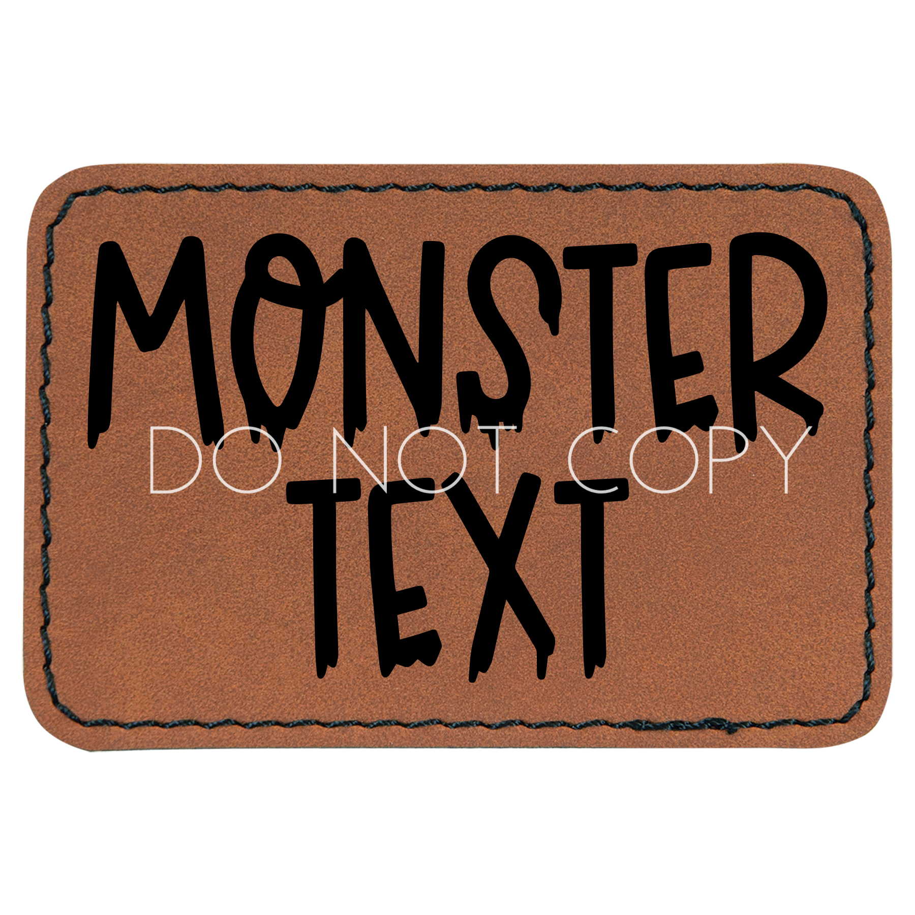 Monster Font Custom Text Patch
