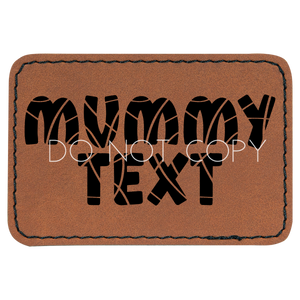 Mummy Lettering Vector Mummy Font Custom Text Patch – The Knotty Mama