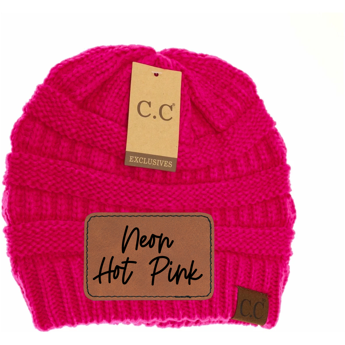 Adult Hot Pink CC Beanie