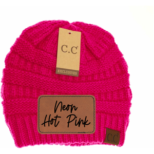 Adult Hot Pink CC Beanie