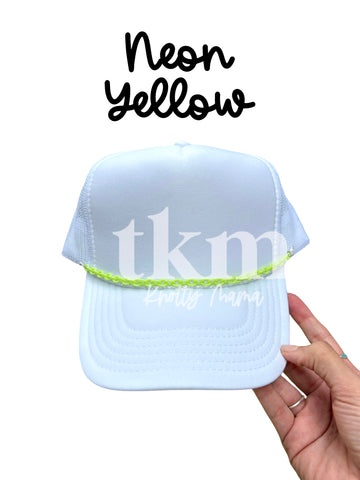 Neon Yellow Chainlink Hat Chain