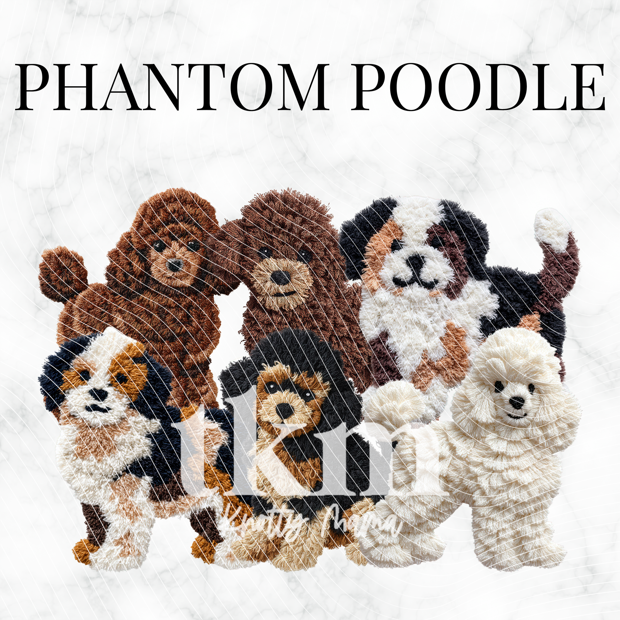 Phantom Poodle PNG Bundle