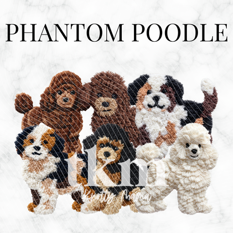 Phantom Poodle PNG Bundle