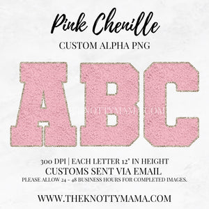 Pink Chenille Custom PNG