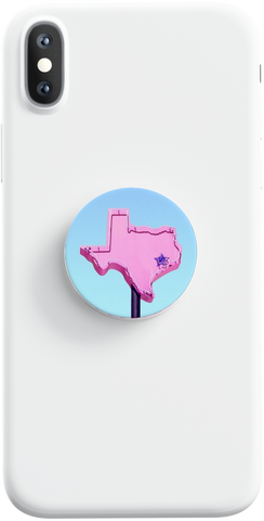 Pink Texas Phone Grip