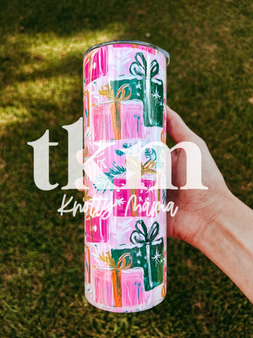 Preppy Christmas Tumbler