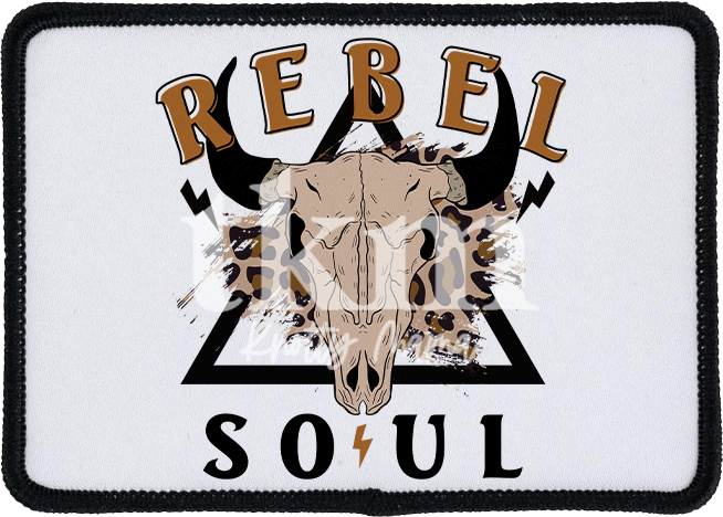 Rebel Soul Iron On Patch