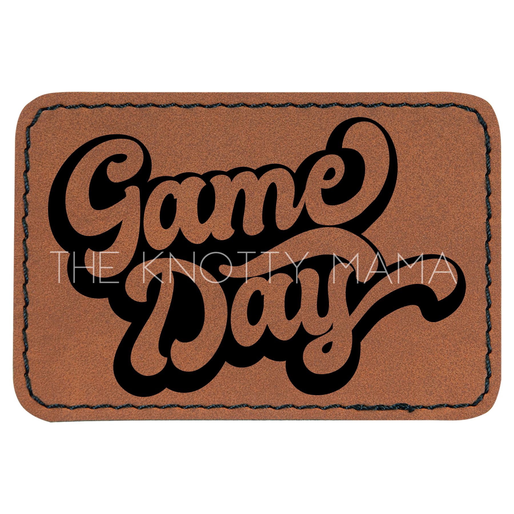 Retro Game Day Outline Patch