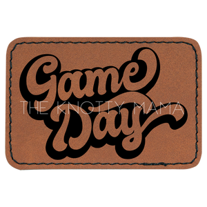 Retro Game Day Outline Patch