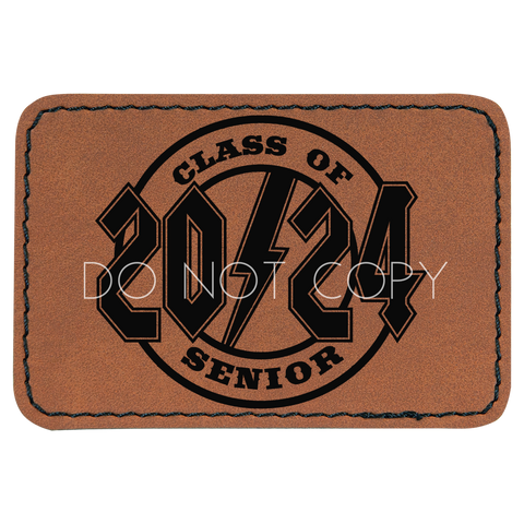 Rock Inspired Class of 2024 Senior Patch
