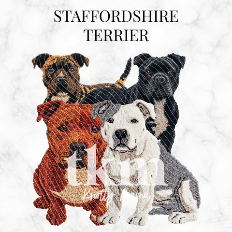 Staffordshire Terrier PNG Bundle
