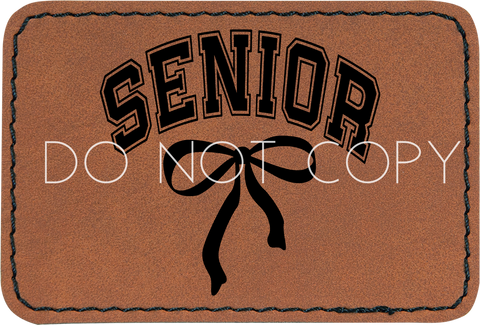 Senior Coquette Bow Patch