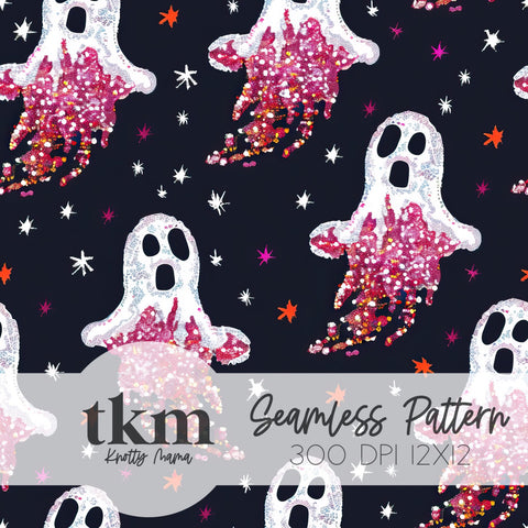 Sequin Ghosts Seamless