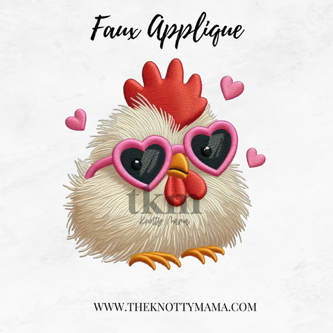 Silkie Chicken Sweetheart PNG