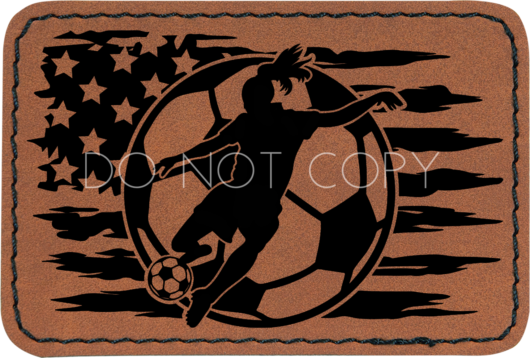 Soccer Flag Patch