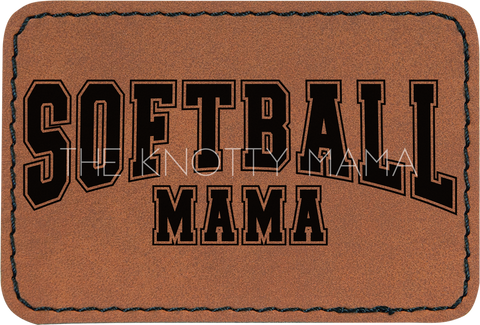 Softball Mama Patch