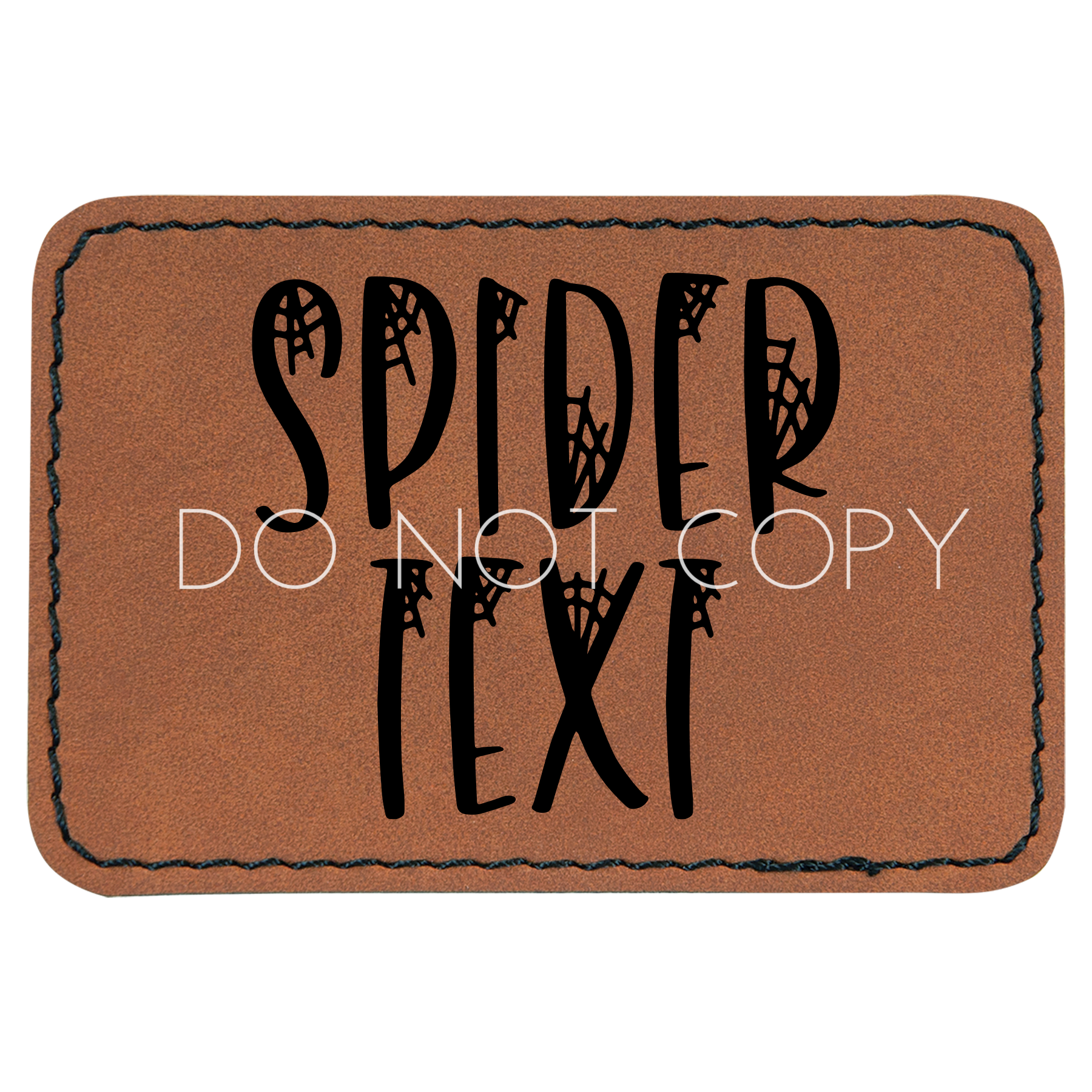 Spider Font Custom Text Patch