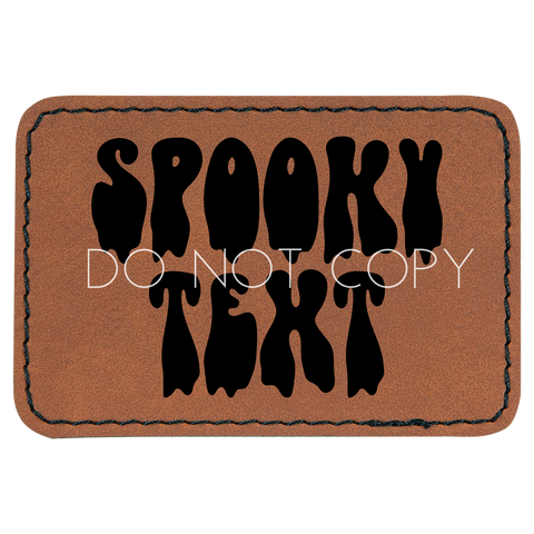 Spooky Font Custom Text Patch