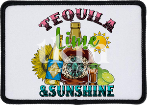 Tequila Lime and Sunshine Iron On Patch