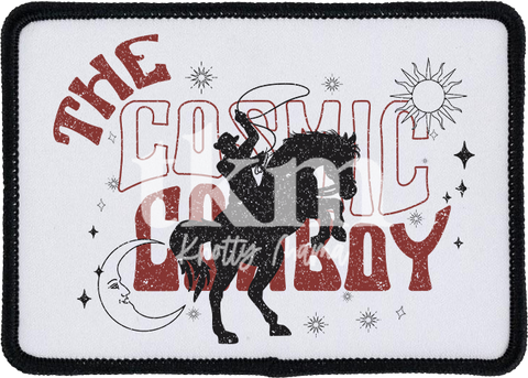 The Cosmic Cowboy Iron On Patch