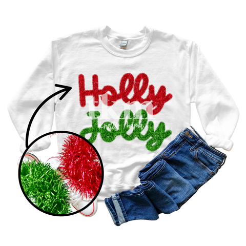 Classic Tinsel Holly Jolly