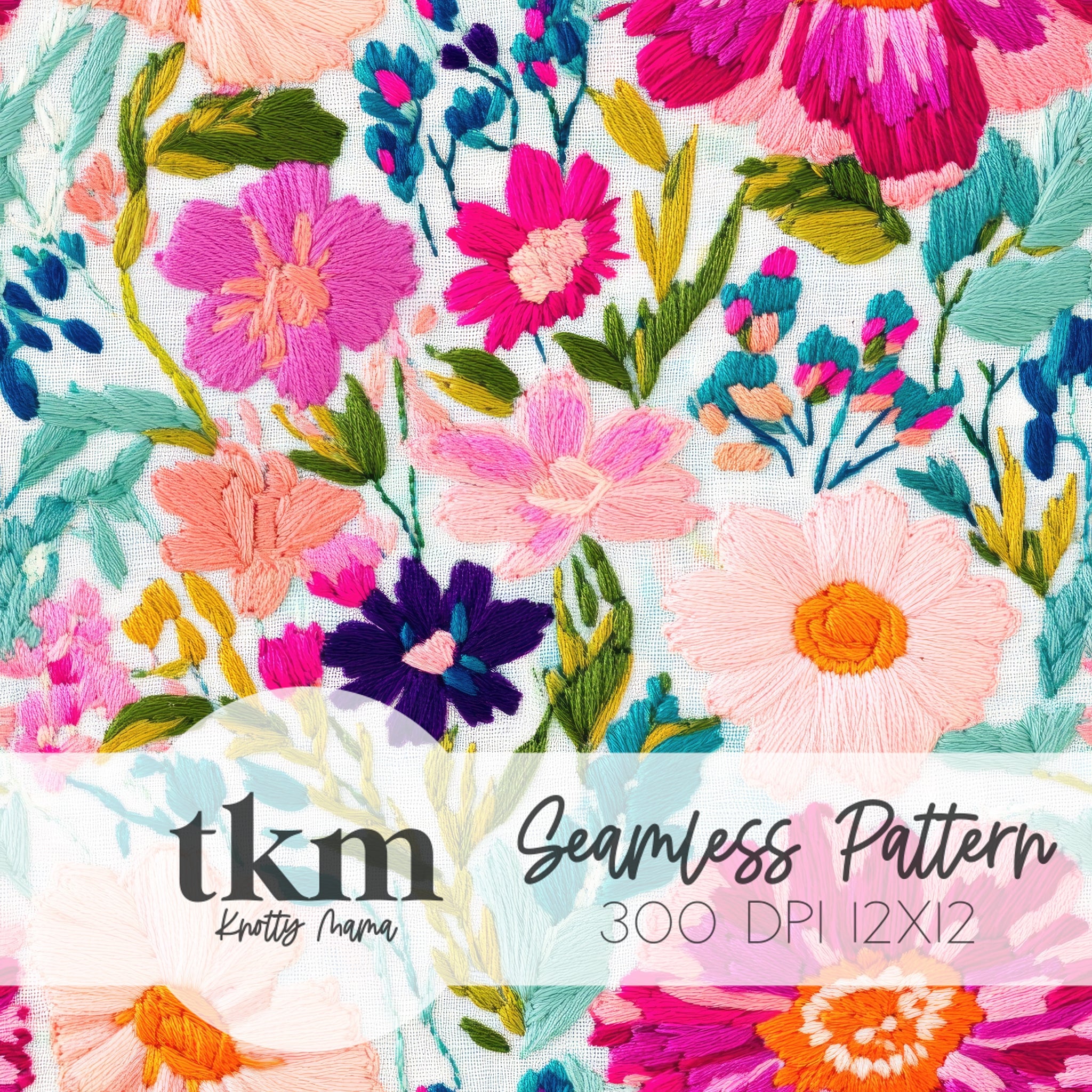 Pattern Wimsy Wildflower Whimsy Seamless Pattern – The Knotty Mama