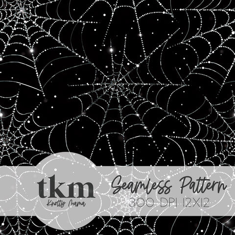 Sequin Spiderweb Seamless