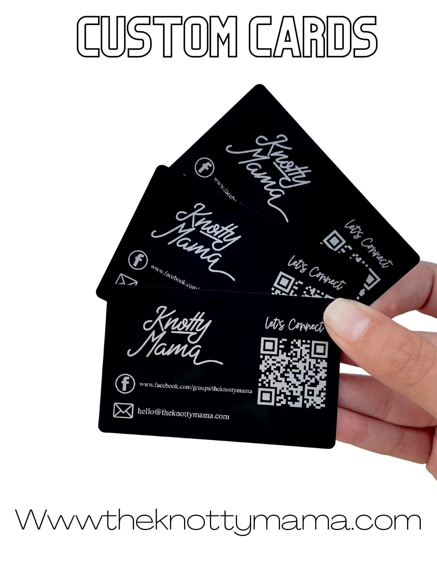Make Own Card/code Custom QR Code Cards – The Knotty Mama