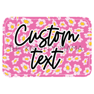 Pink Groovy Floral Patch