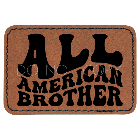 All American Brother Patch