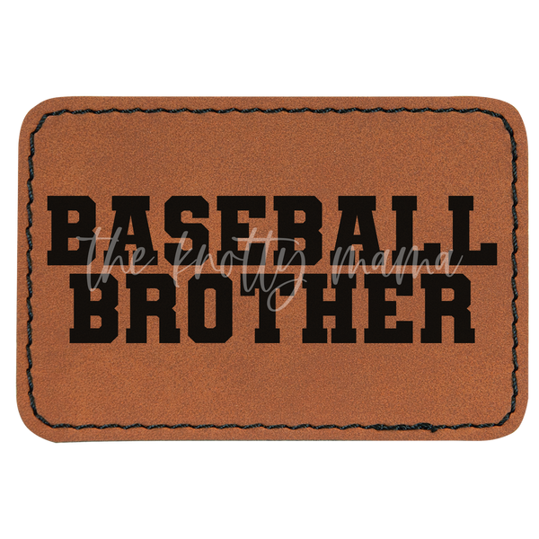 Baseball Brother Patch