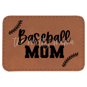 Baseball Mom Stitches Patch