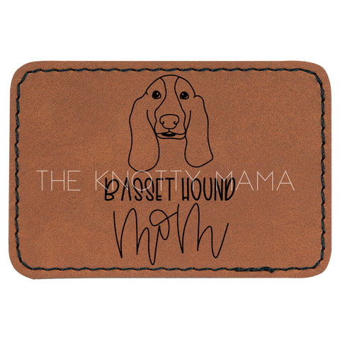 Basset Hound Mom Patch