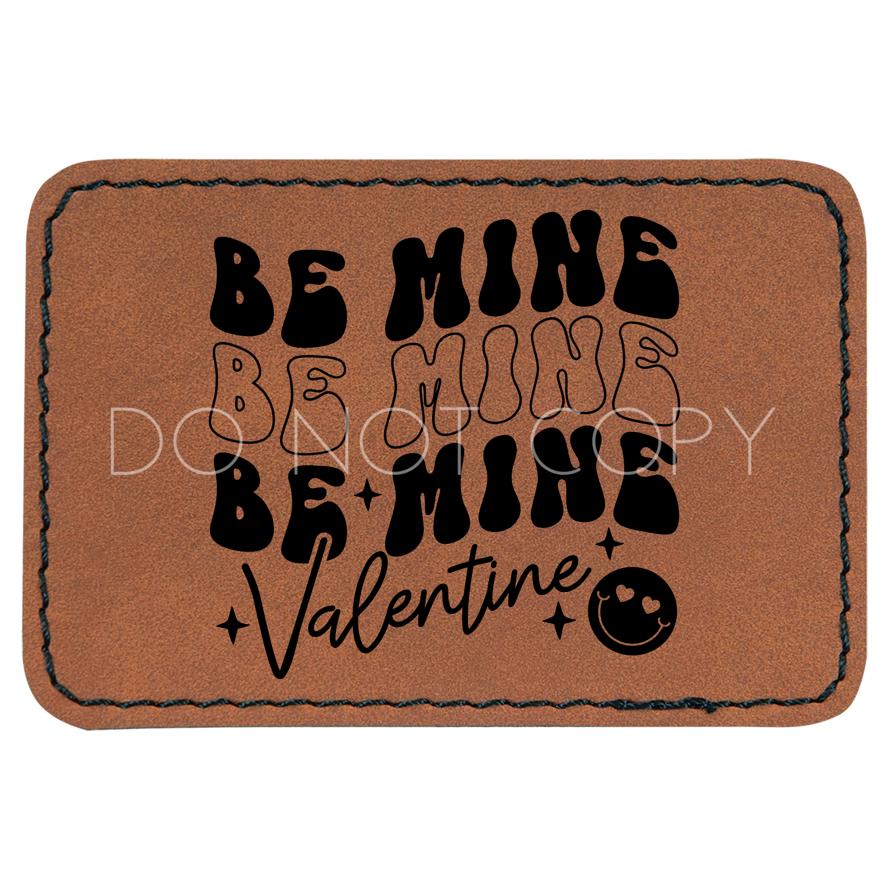 Be Mine Valentine Retro Patch